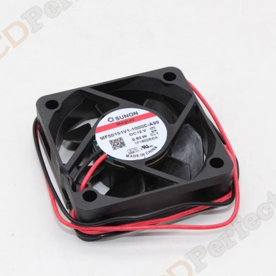 Original SUNON MF50151V1-1000C-A99 Cooling Fan DC 12V 0.92W 2-wires MF50151V1-1000C-A99 Fans