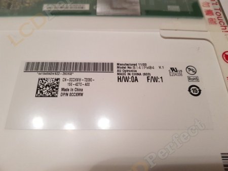 Original B141PW04 V1 HW0A AUO Screen Panel 14.1" 1440*900 B141PW04 V1 HW0A LCD Display