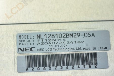 Original NL128102BM29-05A NEC Screen Panel 19" 1280x1024 NL128102BM29-05A LCD Display
