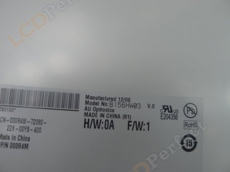 Original B156HW03 V0 AUO Screen Panel 15.6" 1920x1080 B156HW03 V0 LCD Display