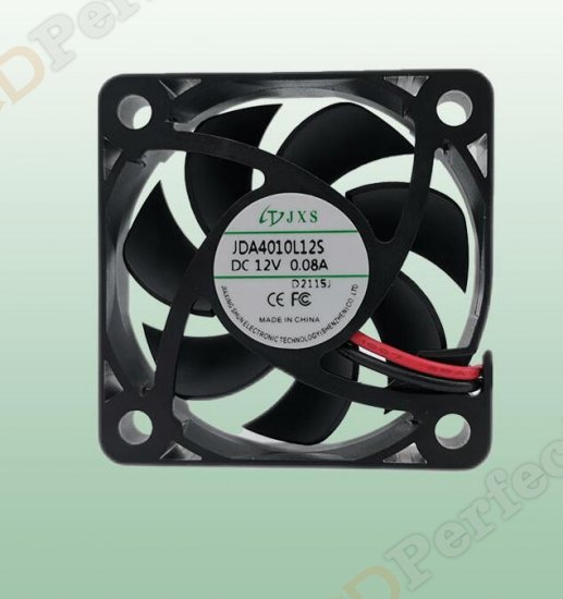 Original JDA4010L12S Cooling Fan DC 12V 0.72W 2-wires JDA4010L12S Fans