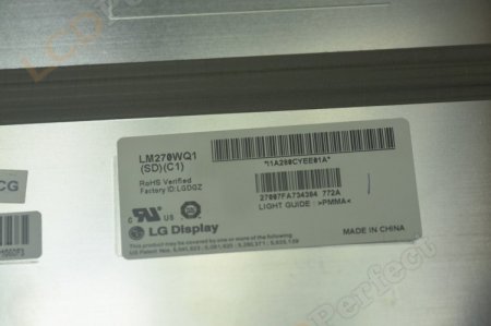 Original LM270WQ1-SLC1 LG Screen Panel 27.0" 2560x1440 LM270WQ1-SLC1 LCD Display