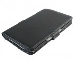 PU Leather Black Book Style Case Cover For Amazon Kindle Keyboard 3G