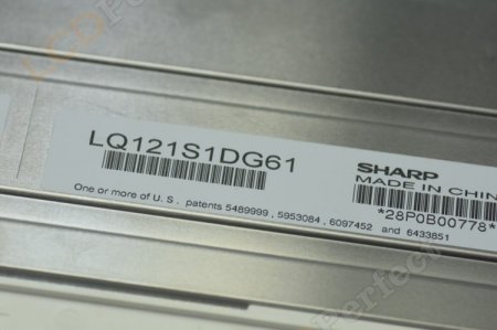 Original LQ121S1DG61 SHARP Screen Panel 12.1" 800x600 LQ121S1DG61 LCD Display