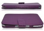 Purple PU Leather Book Style Case Cover With Buckle For Amazon Kindle 3