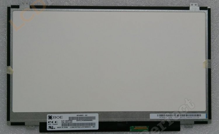 Original HB140WX1-401 BOE Screen Panel 14\" 1366x768 HB140WX1-401 LCD Display