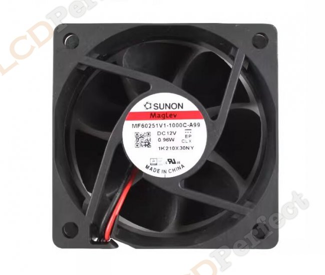 Original SUNON MF60251V1-1000C-A99 Cooling Fan DC 12V 0.96W 2-wires MF60251V1-1000C-A99 Fans