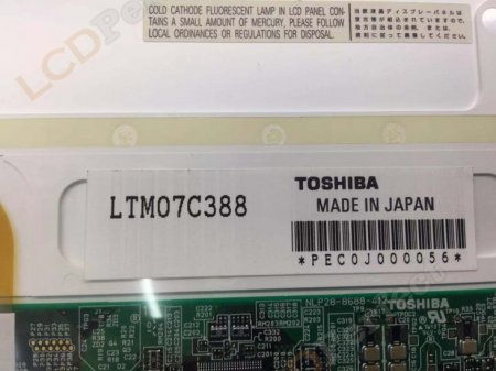 Orignal Toshiba 7.7-Inch LTM07C388 LCD Display 640x960 Industrial Screen