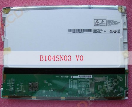 Original B104SN03 V0 AUO Screen Panel 10.4" 800*600 B104SN03 V0 LCD Display