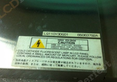 New 11.0" LQ110Y3DG01 LCD Industrial LCD LCD Display Screen Panel 800x480