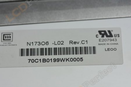 Original N173O6-L02 Innolux Screen Panel 17.3" 1600x900 N173O6-L02 LCD Display