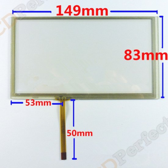 6.1 inch Touch Screen Panel 149mmx83mm for Digital Screen Panel LCD Screen Panel GPS Avigraph