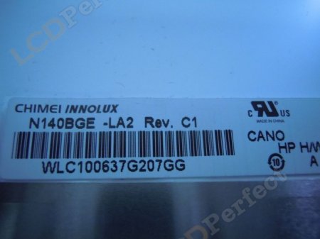 Original N140BGE-LA2 Innolux Screen Panel 14" 1366*768 N140BGE-LA2 LCD Display