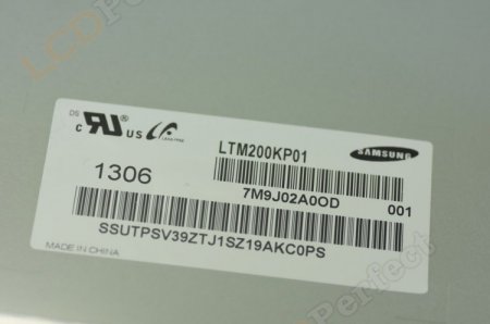 Original LTM200KP01 SAMSUNG Screen Panel 20.0" 1600x900 LTM200KP01 LCD Display