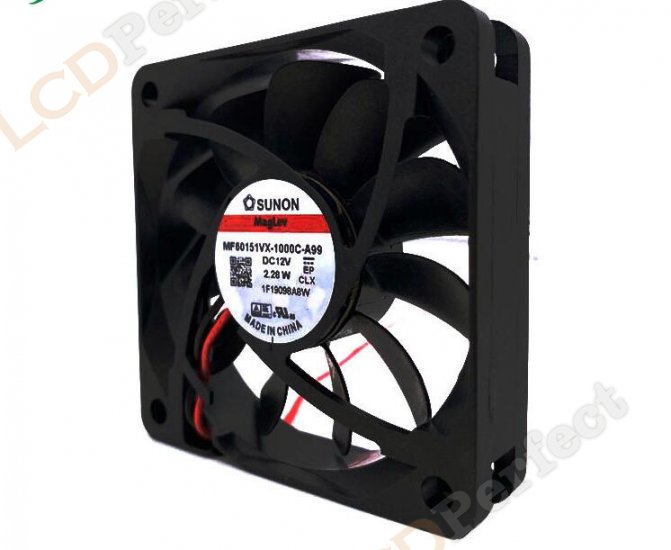Original SUNON MF60151VX-1000C-G99 Cooling Fan DC 12V 2.28W 2-wires MF60151VX-1000C-G99 Fans