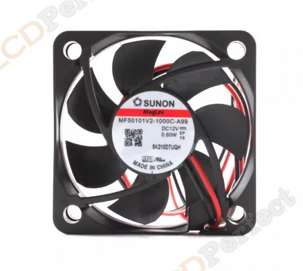Original SUNON MF50101V2-1000C-A99 Cooling Fan DC 12V 0.6W 2-wires MF50101V2-1000C-A99 Fans