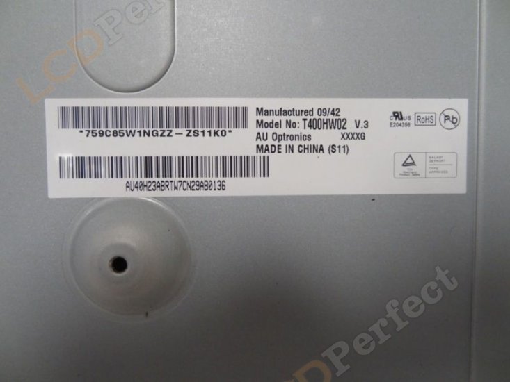 Original T400HW02 V3 AUO Screen Panel 40 1920*1080 T400HW02 V3 LCD Display