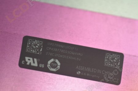 Original LM270WQ1-SDF1 LG Screen Panel 27" 2560x1440 LM270WQ1-SDF1 LCD Display