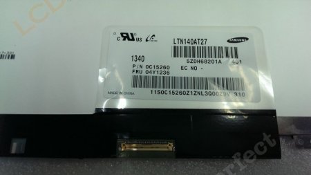 Original LTN140AT27-401 SAMSUNG Screen Panel 14.0" 1366x768 LTN140AT27-401 LCD Display