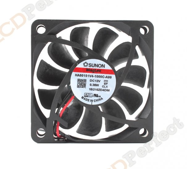 Original SUNON HA60151V4-1000C-A99 Cooling Fan DC 12V 0.36W 2-wires HA60151V4-1000C-A99 Fans