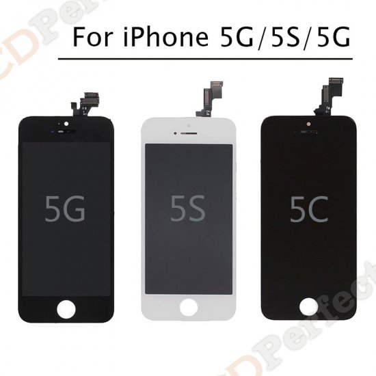 Touch Screen Panel Digitizer and LCD Screen Panel Full Assembly Replacement For iPhone 5 iPhone 5S iPhone 5C
