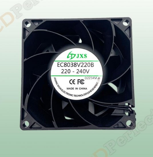 Original JEC8038V220B Cooling Fan AC 220V 4.5W 2-wires JEC8038V220B Fans