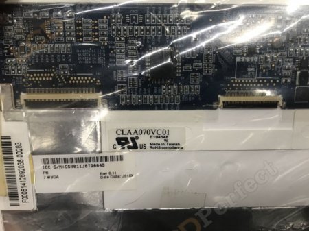Original CLAA070VC01 CPT Screen Panel 7" 800*480 CLAA070VC01 LCD Display
