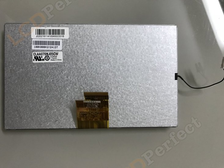 Original CLAA070NJ05CW CPT Screen Panel 7\" 1024*600 CLAA070NJ05CW LCD Display