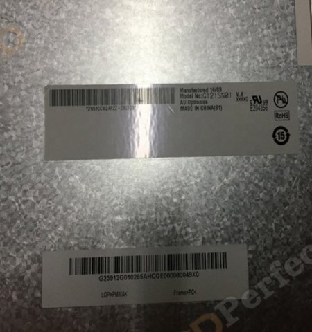 Original G121SN01 V402 AUO Screen Panel 12.1" 800*600 G121SN01 V402 LCD Display