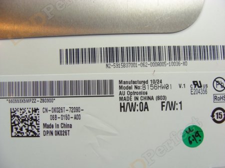 Original B156HW01 V1 AUO Screen Panel 15.6" 1920*1080 B156HW01 V1 LCD Display