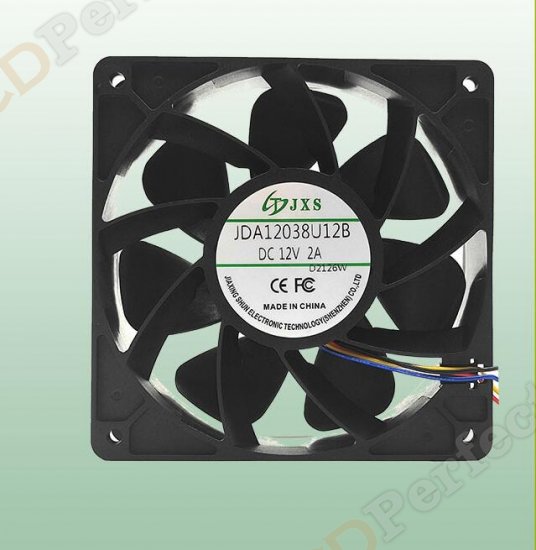 Original JDA12038M12B Cooling Fan DC 12V 34.92W 4-wires JDA12038M12B Fans