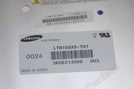 Original LTM150XS-T01 SAMSUNG 15.0" 1024x768 LTM150XS-T01 LCD Display