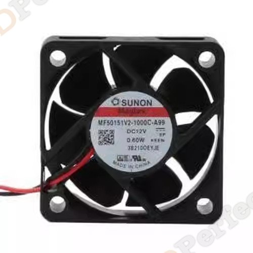 Original SUNON MF50151V2-1000C-A99 Cooling Fan DC 12V 0.6W 2-wires MF50151V2-1000C-A99 Fans