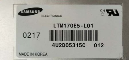Original LTM170E5-L01 SAMSUNG Screen Panel 17.0" 1280x1024 LTM170E5-L01 LCD Display