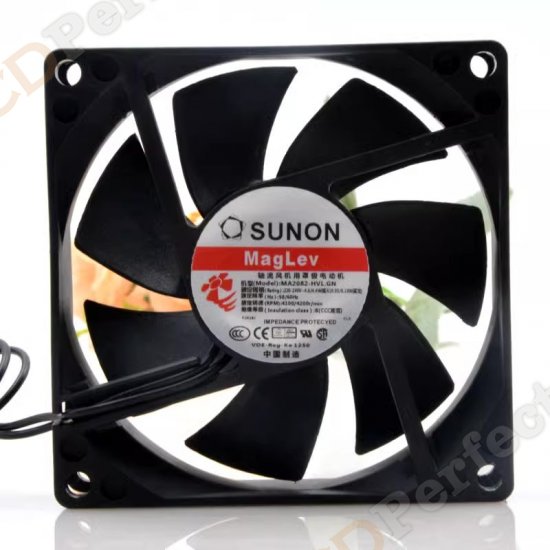 Original SUNON MA2082 HVL.GN Cooling Fan AC 220V 4.6W 2-wires MA2082 HVL.GN Fans