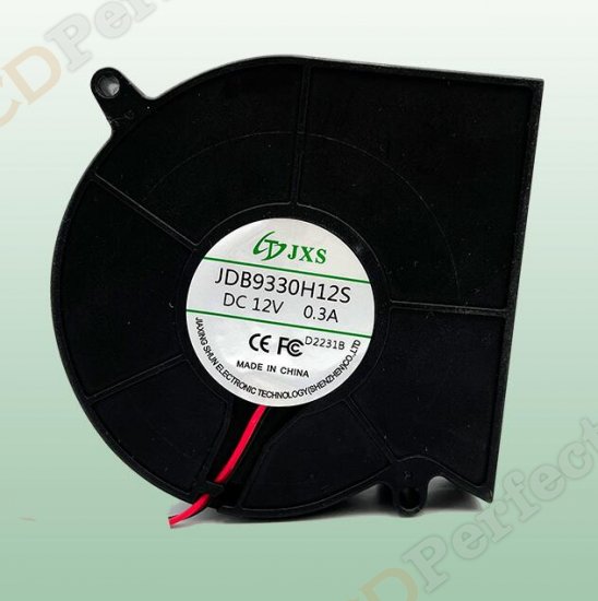 Original JDB9330H12S Cooling Fan DC 12V 3.6W 2-wires JDB9330H12S Fans