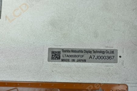 Original LTA065B0F0F Toshiba TOSHIBA Screen Panel 6.5" 800x480 LTA065B0F0F Toshiba LCD Display