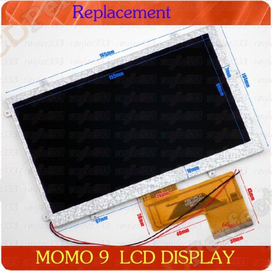 Ployer momo9 III HKC M7 M701 7\" LCD LCD Display,KR070PE2T