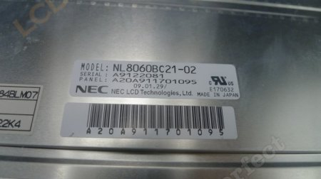 NL8060BC21-02 NEC 8.4" TFT LCD Panel LCD Display NL8060BC21-02 LCD Screen Panel LCD Display