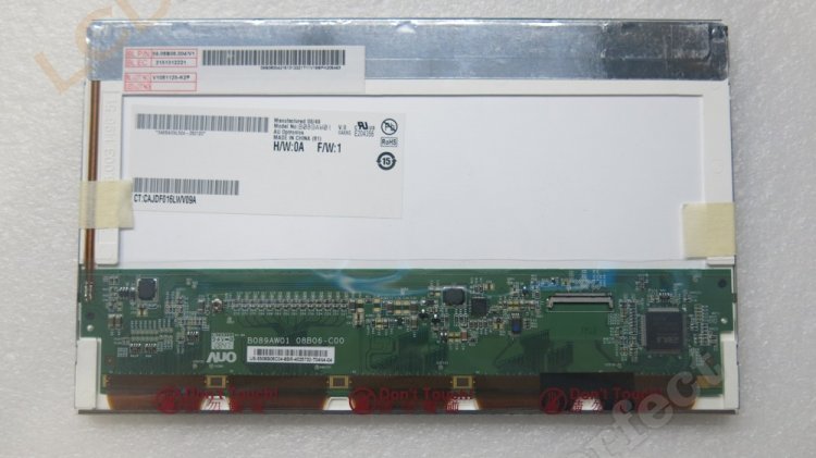 Original N089L6-L02 ACER Screen Panel 8.9\" 1024x600 N089L6-L02 LCD Display