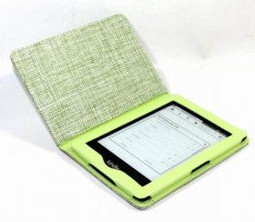 Green Leather Pastoral style Case Cover For Amazon Kindle 4/5 kindle Paperwhite