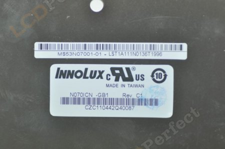 Original N070ICN-GB1 Innolux Screen Panel 7" 1280x800 N070ICN-GB1 LCD Display