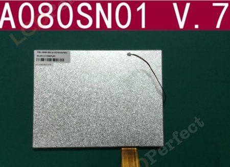 Original A080SN01 V7 AUO Screen Panel 8" 800*600 A080SN01 V7 LCD Display