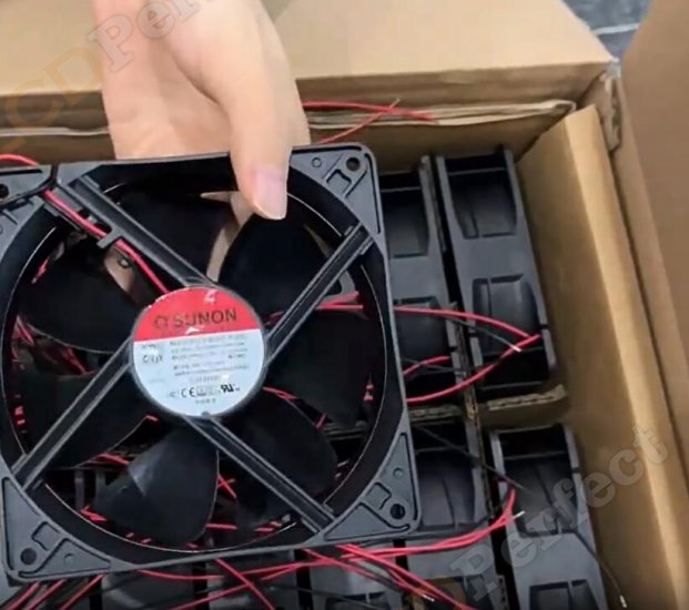 Original SUNON PF80381BX-000C-A99 Cooling Fan DC 12V 48W 2-wires PF80381BX-000C-A99 Fans