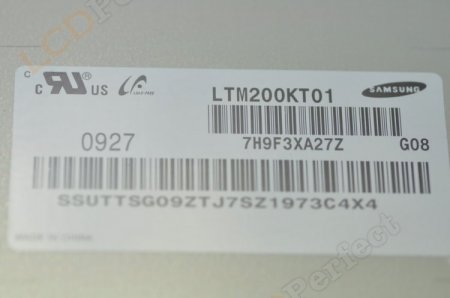 Original LTM200KT01 SAMSUNG 20.0"1600x900 LTM200KT01 LCD Display