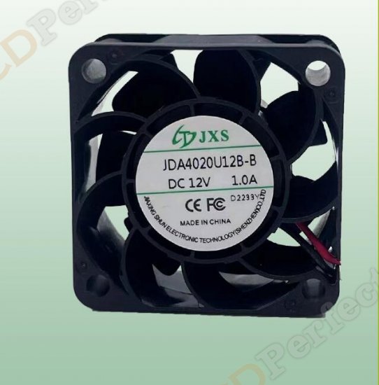 Original JDA4020U12B-B Cooling Fan DC 12V 7.8W 2-wires JDA4020U12B-B Fans