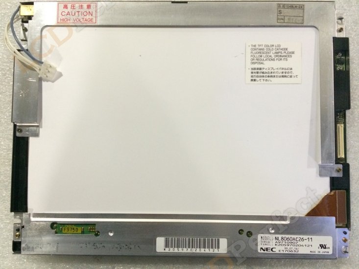 Original NL8060BC26-11 NEC Screen Panel 10.4\" 800x600 NL8060BC26-11 LCD Display