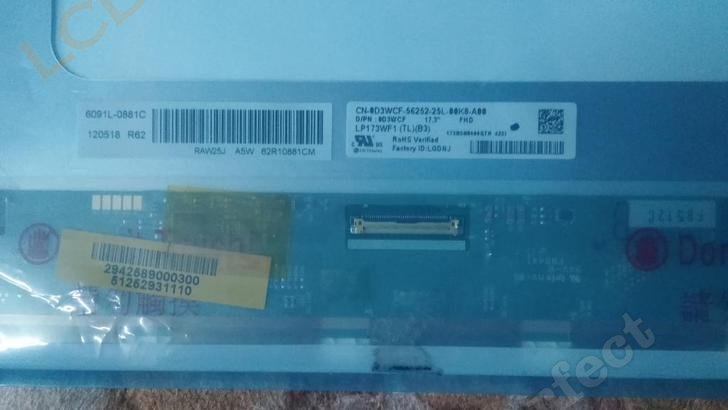 Original LG LP173WF1-TLB4 Screen Panel 17.3\" 1920x1080 LP173WF1-TLB4 LCD Display