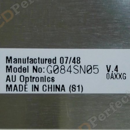 Original G084SN05 V4 AUO Screen Panel 8.4" 800*600 G084SN05 V4 LCD Display