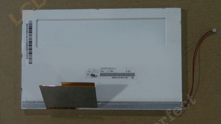 Original HSD070IDW1-A60 HannStar Screen Panel 7\" 800*480 HSD070IDW1-A60 LCD Display